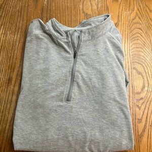 Burton Heather Gray Quarter Zip